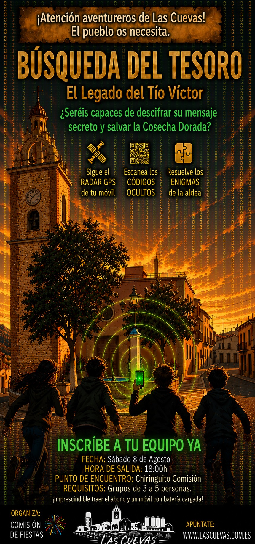 Cartel Búsqueda del Tesoro